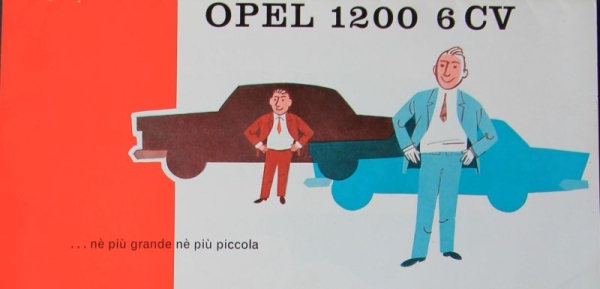 Opel Rekord 1200 Modelprogram 1957 Carbrochure (3502)
